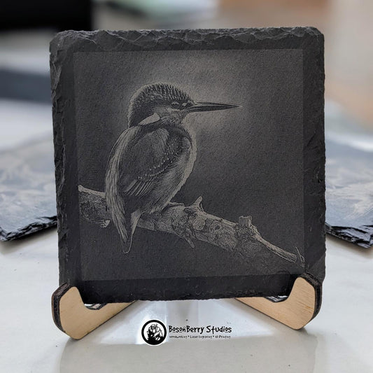 African Animal 4-Piece Slate Coaster Set