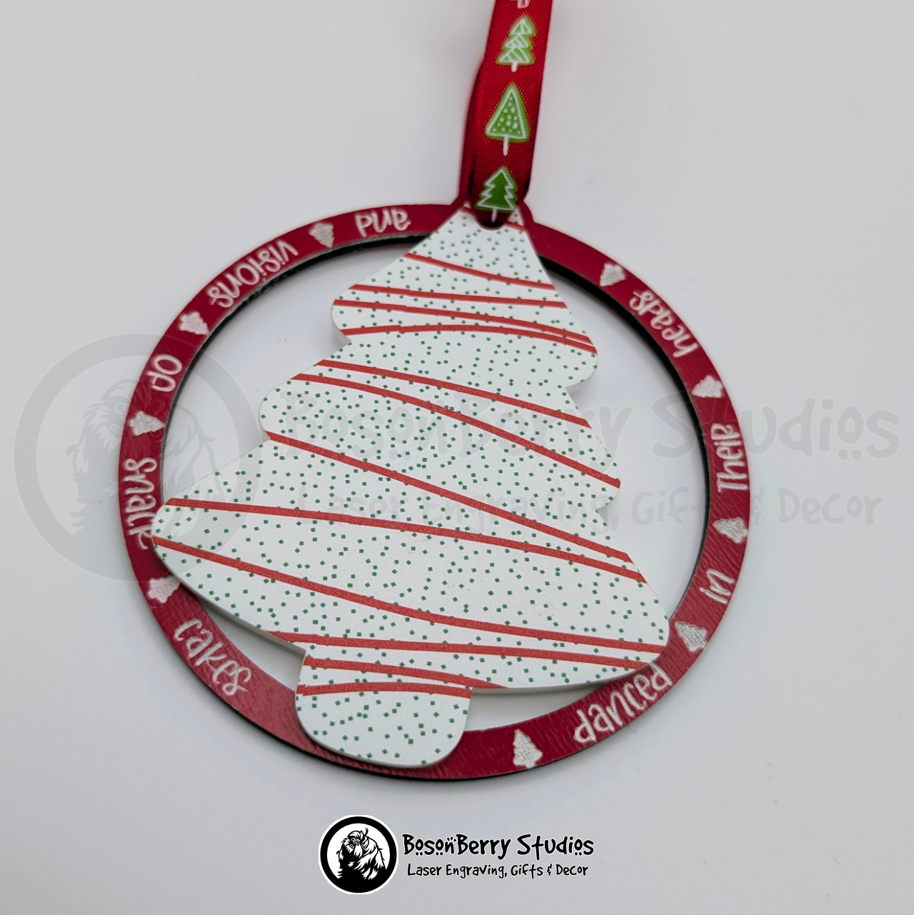 Visions of Snack Cakes Christmas Ornament