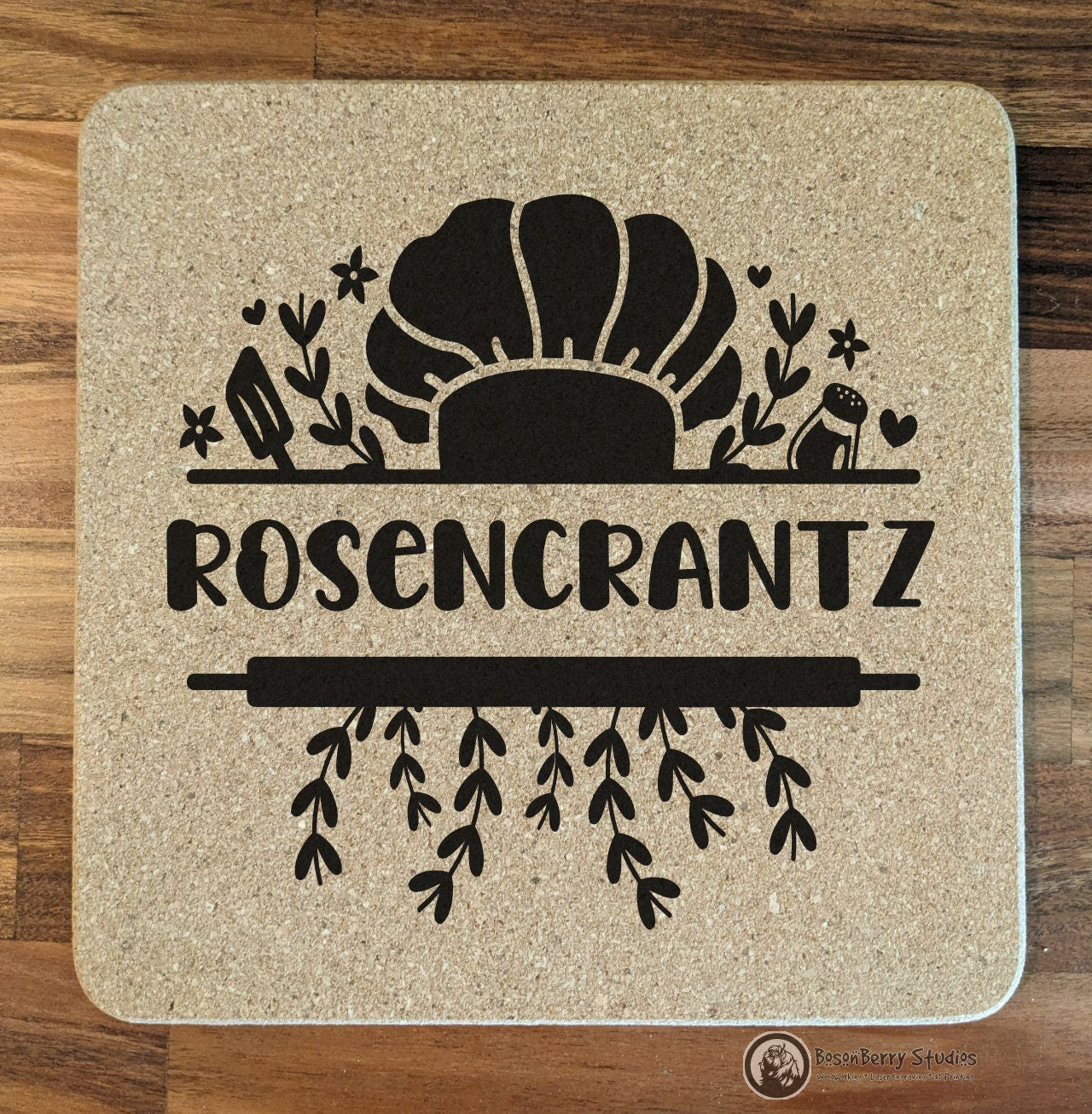 Personalized Cork Trivets | Kitchen Décor | Home | Gifts | Laser Engraved