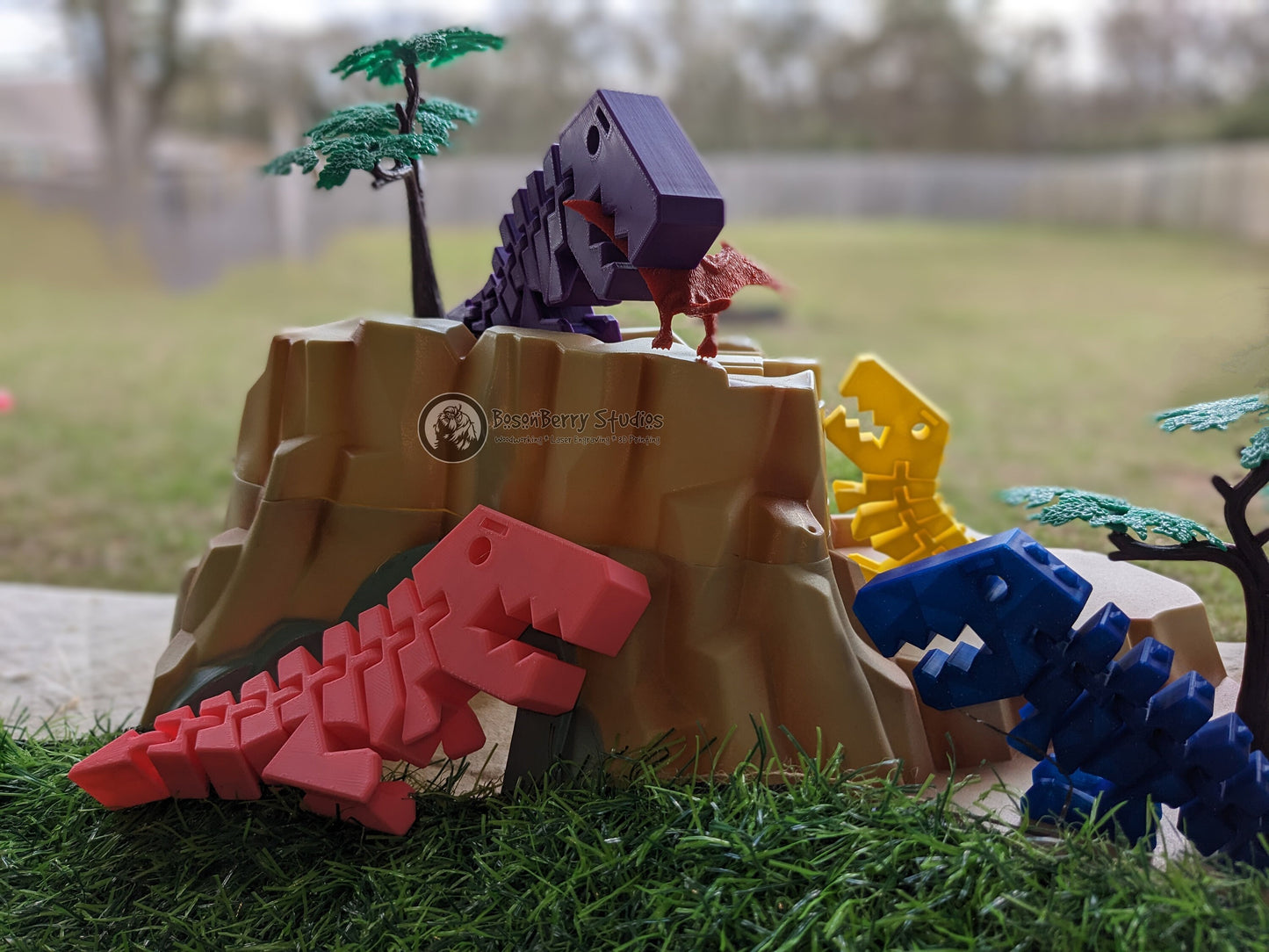 Flexi Rex 3D Printed Dinosaurs | Décor | Home | Gifts