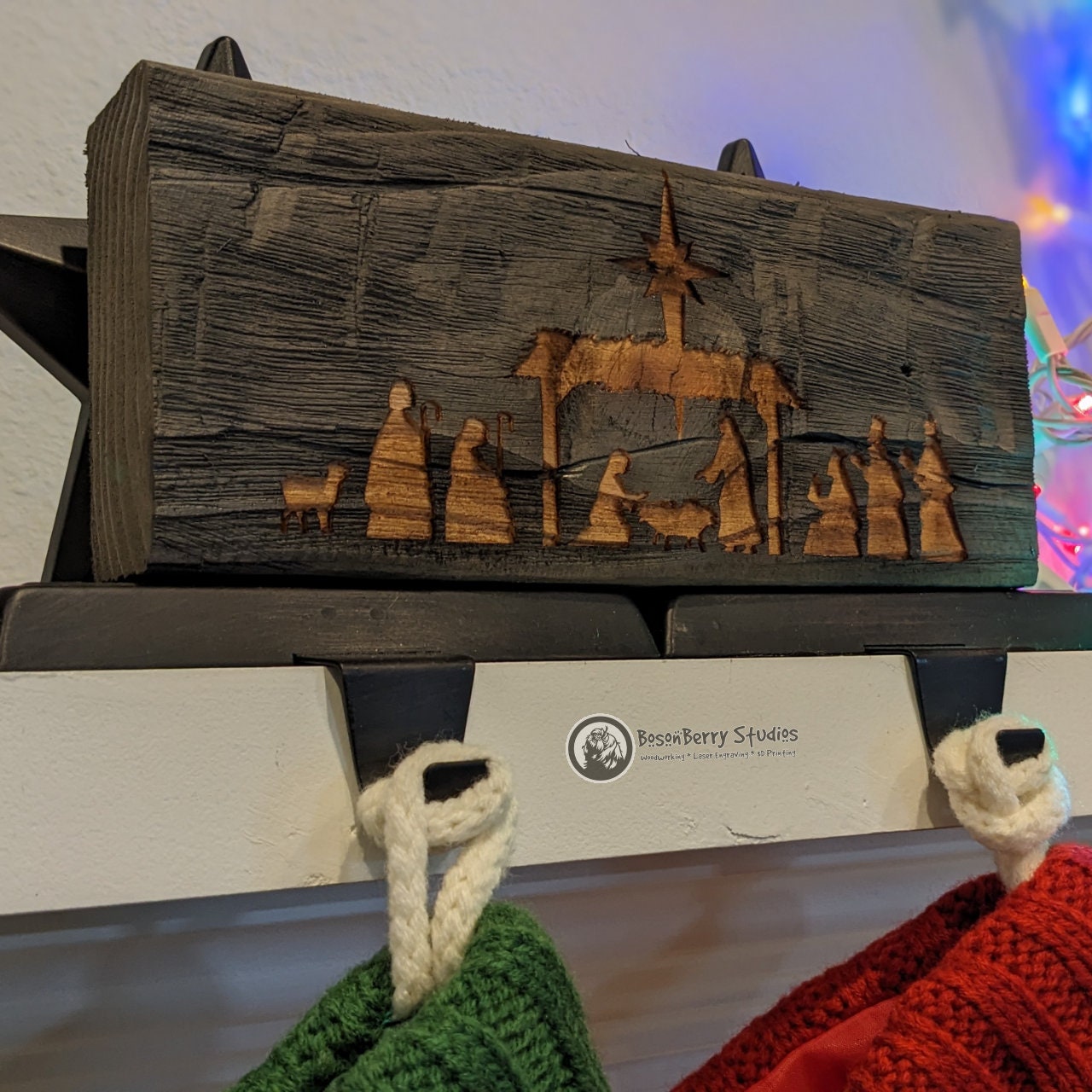 Laser Engraved Nativity | Christmas | Home Decor | Gift