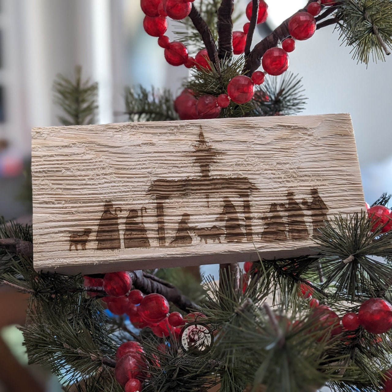 Laser Engraved Nativity | Christmas | Home Decor | Gift