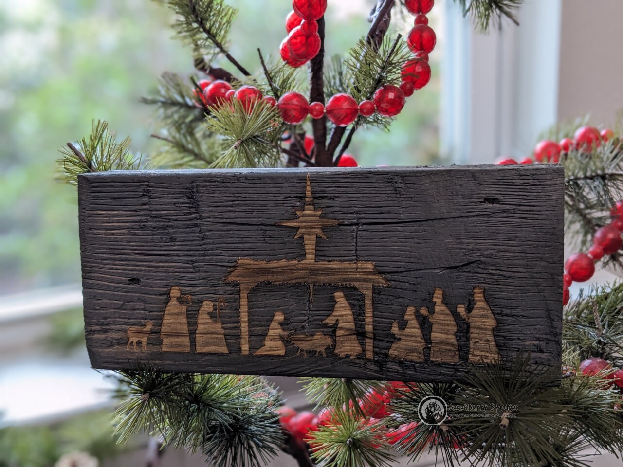 Laser Engraved Nativity | Christmas | Home Decor | Gift