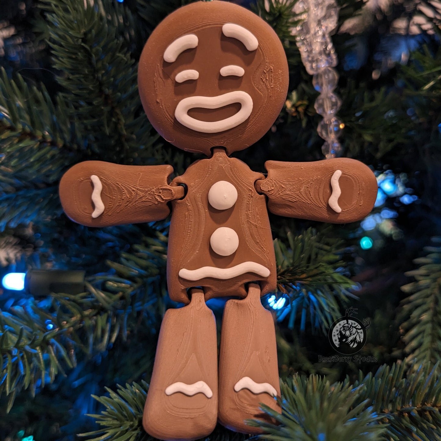 Gingerbread Men Ornaments | Flexi Factory | 3D printed Christmas Ornament
