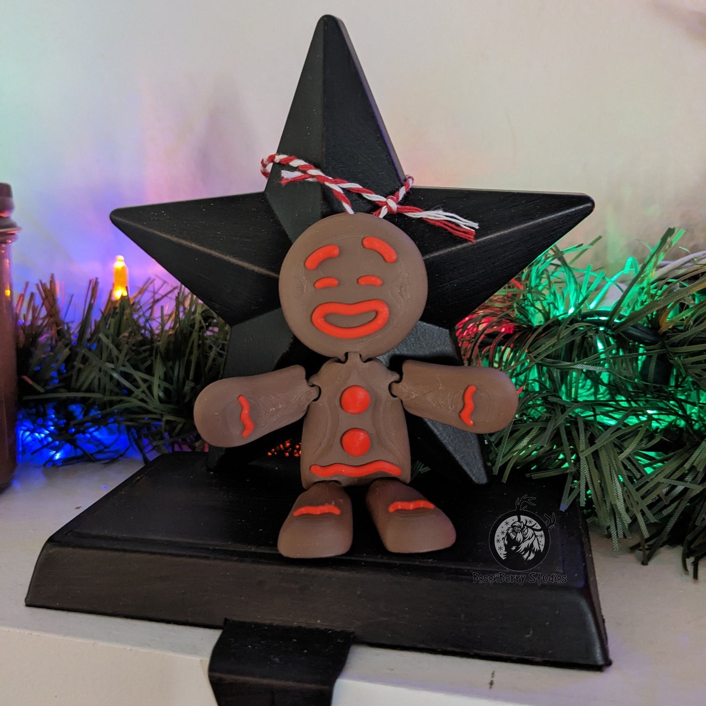 Gingerbread Men Ornaments | Flexi Factory | 3D printed Christmas Ornament