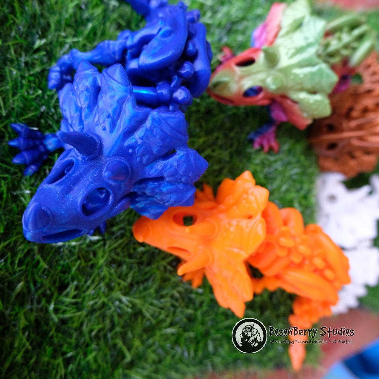 Skeleton Triceratops 3D Printed Dinosaurs | Flexi Factory | Décor | Home | Gifts