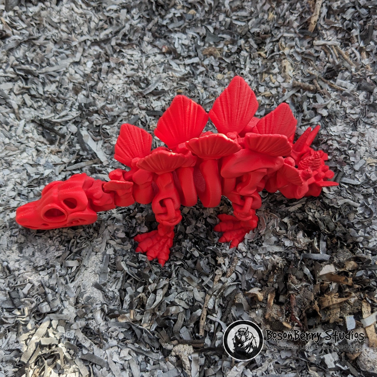 Skeleton Stegosaurus 3D Printed Dinosaurs | Flexi Factory | Décor | Home | Gifts