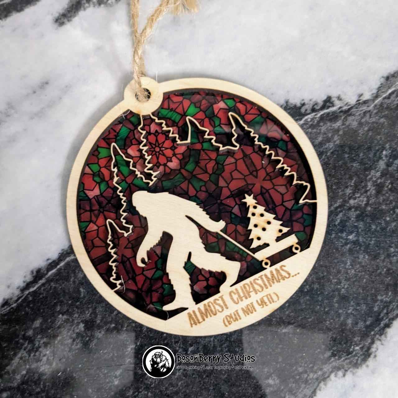 Almost Christmas (But Not Yeti) Ornament
