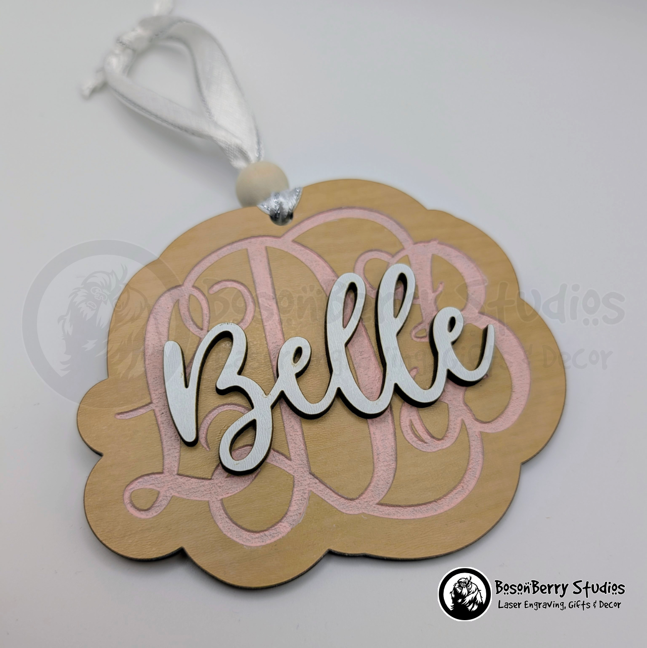 Baby Monogram Christmas Ornaments
