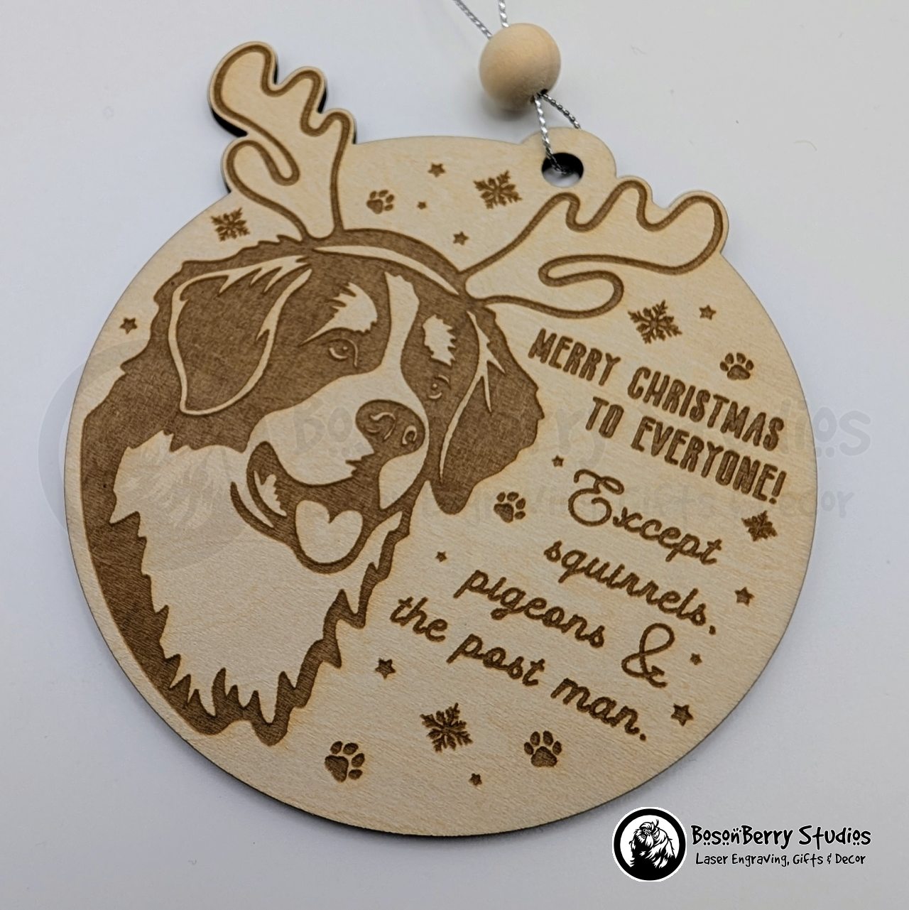 Funny Dog Breed Christmas Ornaments