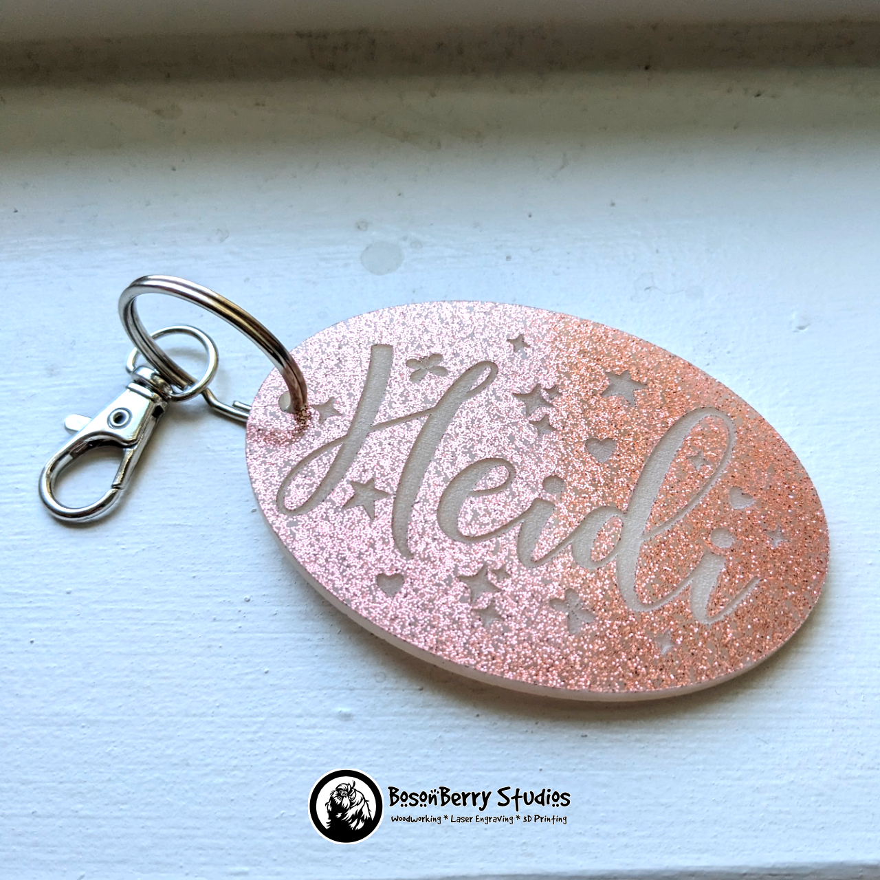 Backpack Bling Personalized Name Keychains and Bag Tags