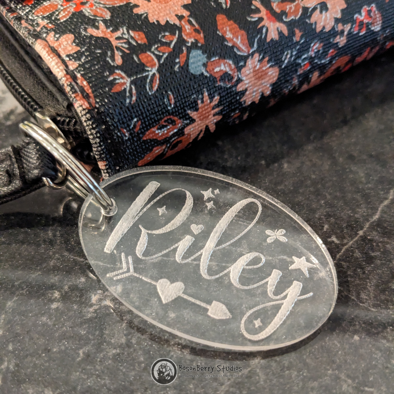 Backpack Bling Personalized Name Keychains and Bag Tags