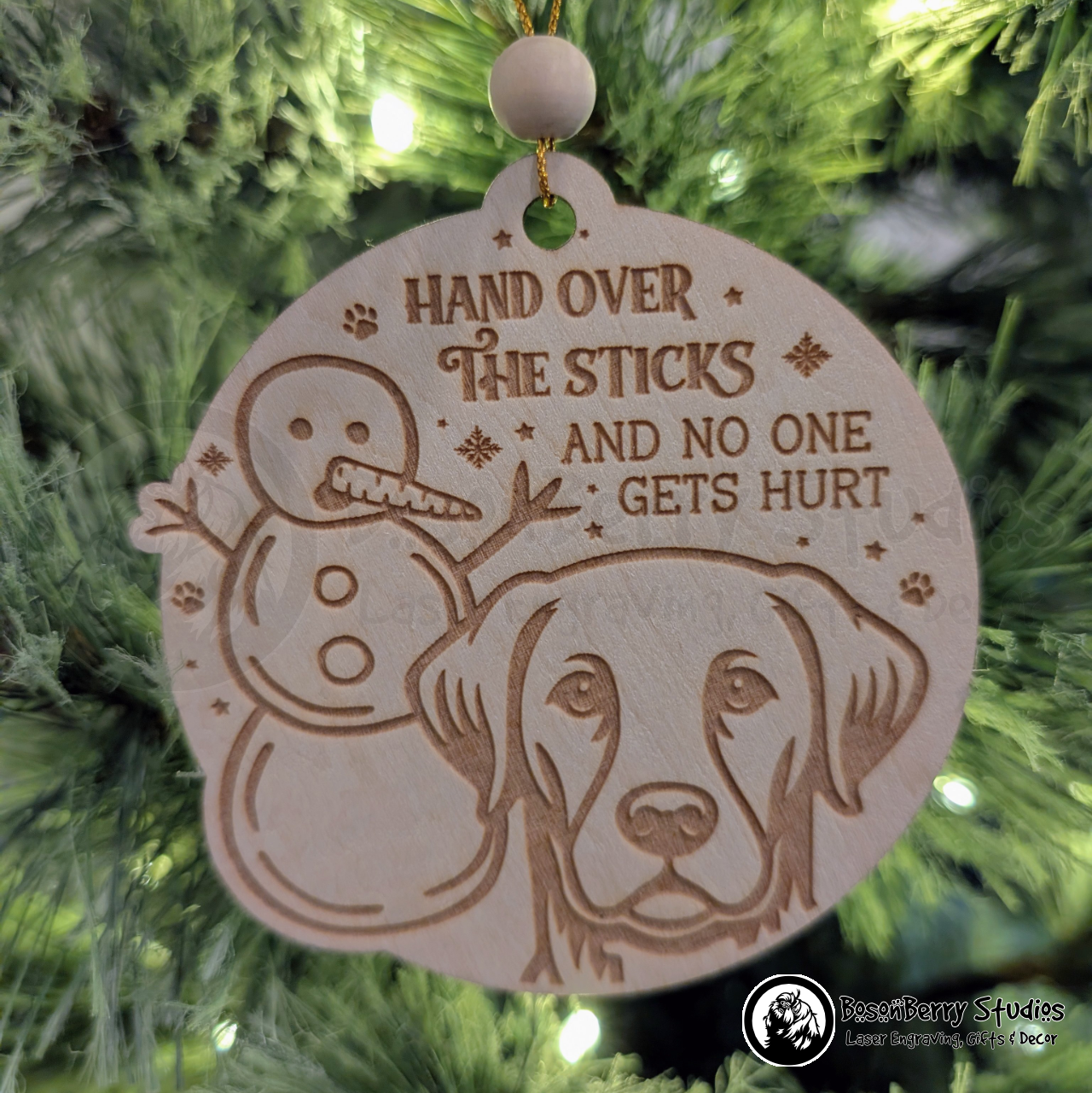 Funny Dog Breed Christmas Ornaments