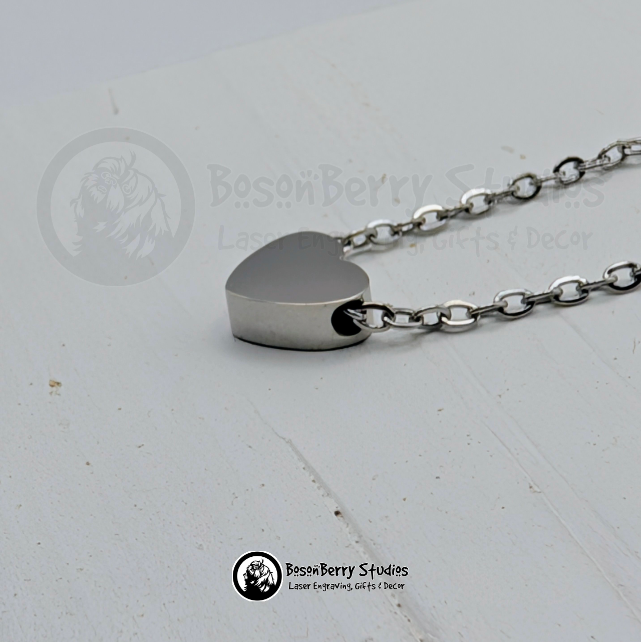 Tiny Heart Necklace with Personalized Engraving