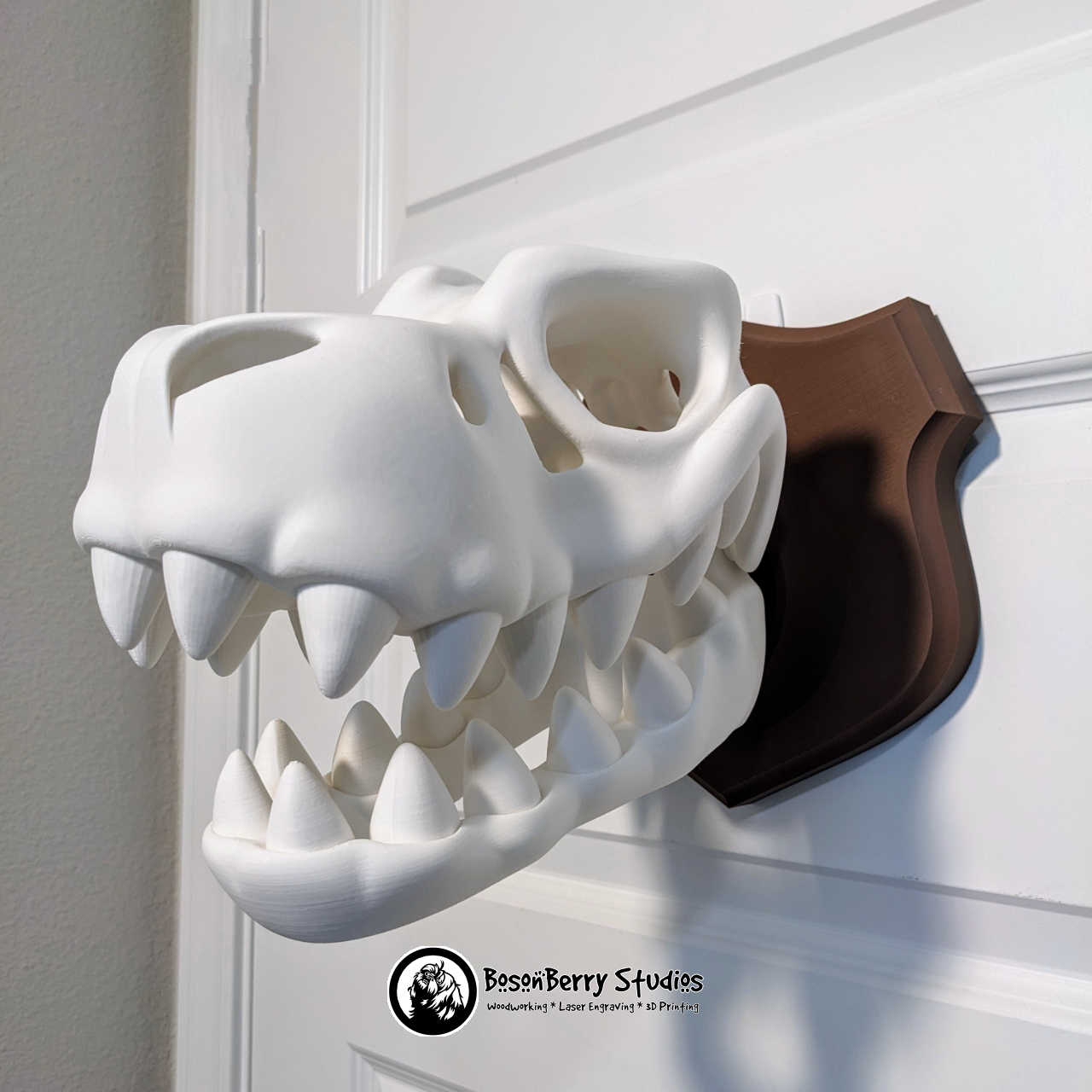 Mounted T-Rex Skull 3D Print