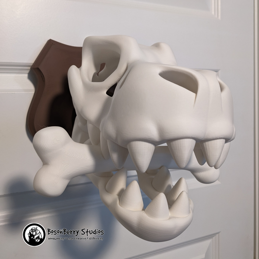 Mounted T-Rex Skull 3D Print