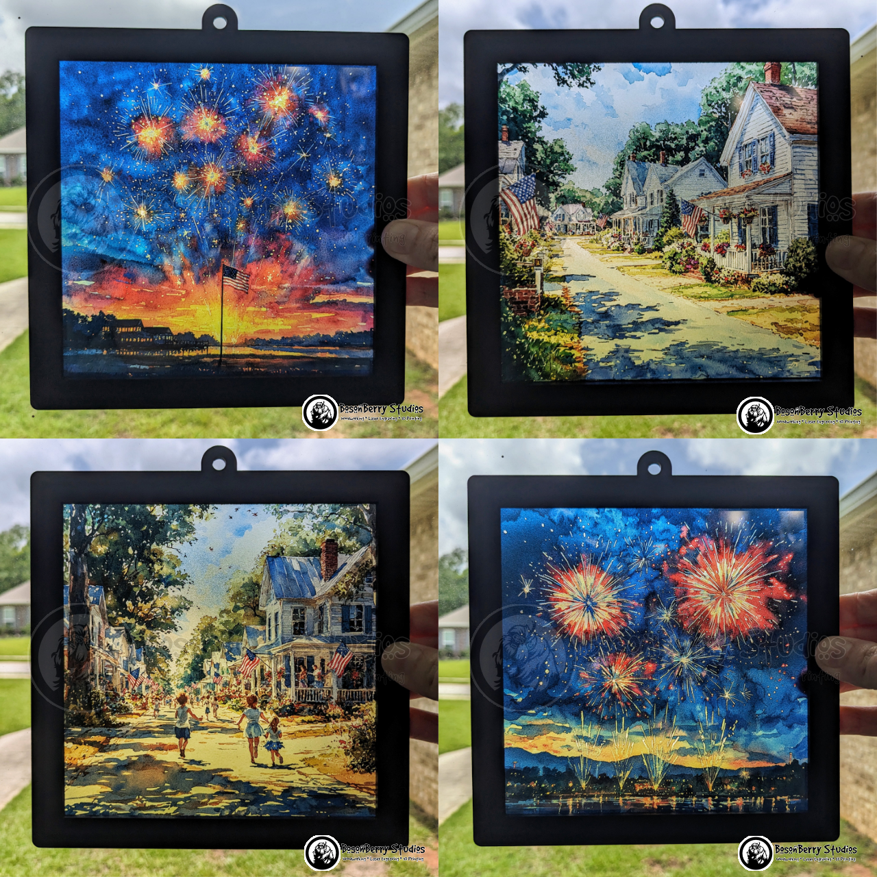 Patriotic Suncatchers