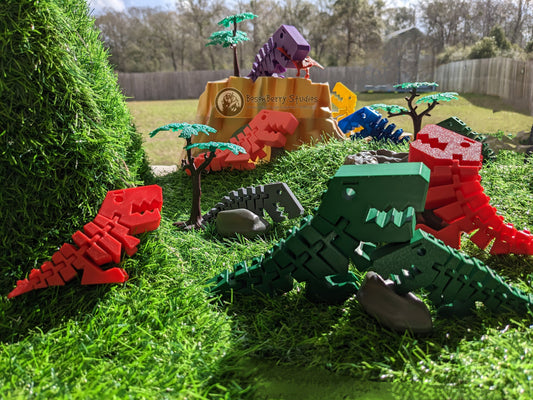 Flexi Rex 3D Printed Dinosaurs | Décor | Home | Gifts