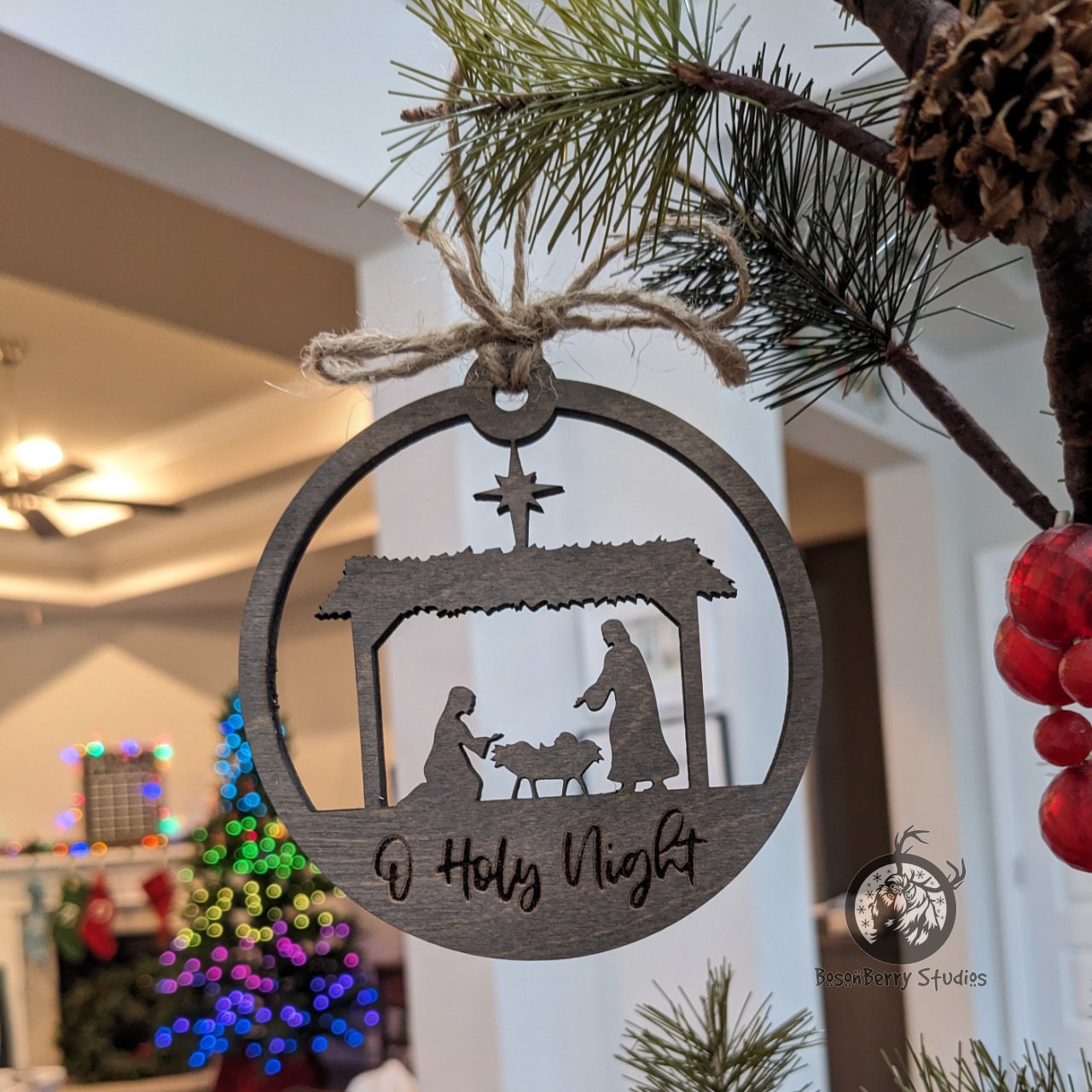 Nativity O Holy Night Christmas Ornament | Christmas Décor | Holiday Gift | Christian | Religious