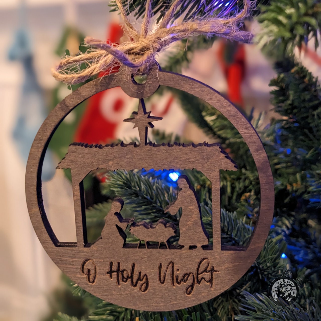 Nativity O Holy Night Christmas Ornament | Christmas Décor | Holiday Gift | Christian | Religious