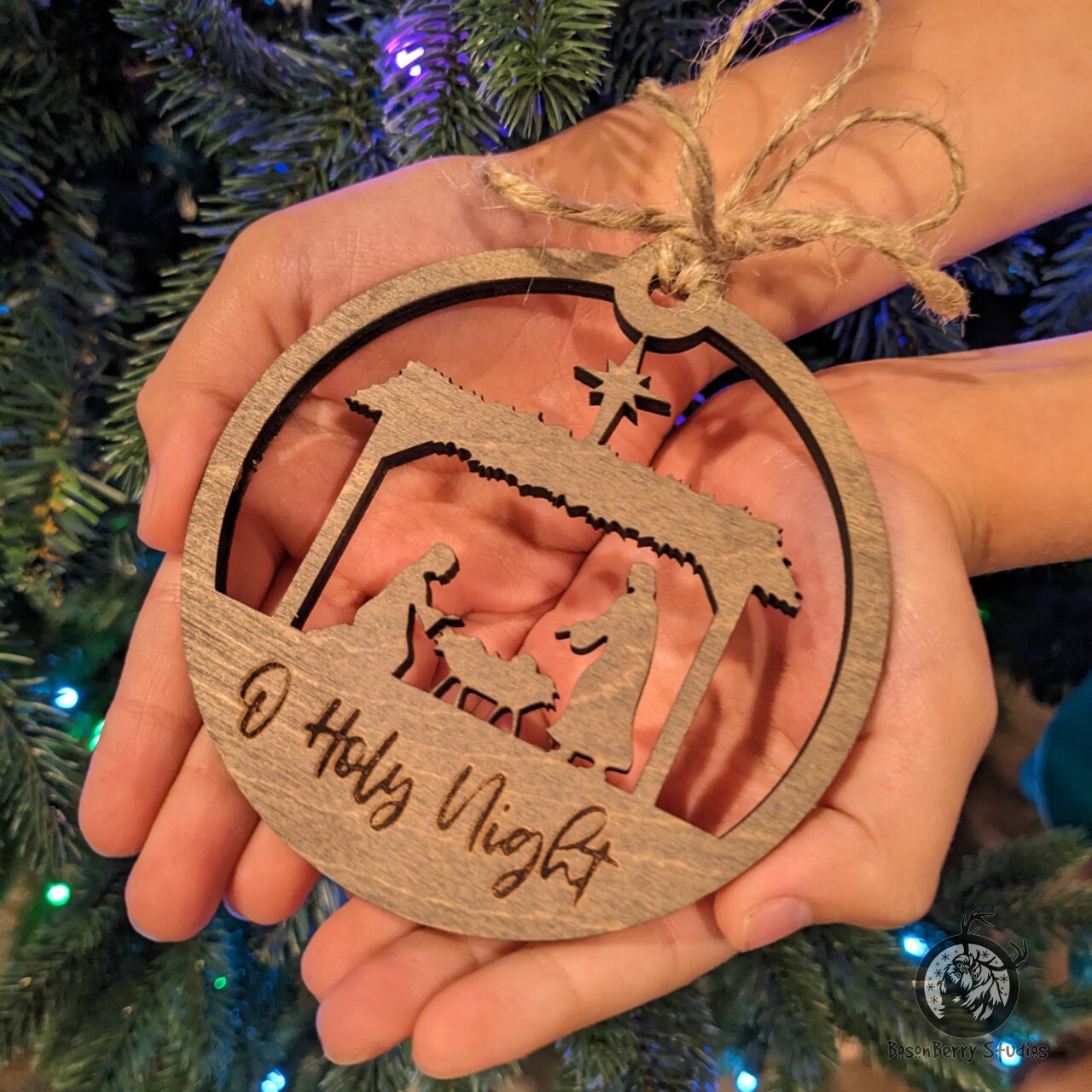 Nativity O Holy Night Christmas Ornament | Christmas Décor | Holiday Gift | Christian | Religious