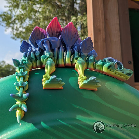 Skeleton Stegosaurus 3D Printed Dinosaurs | Flexi Factory | Décor | Home | Gifts
